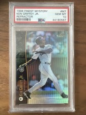 1998 FINEST MYSTERY REFRACTOR #M7 KEN GRIFFEY JR PSA 10