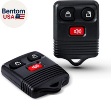 2 Packs 3 Button Replacement Keyless Entry Remote Key Fob Compatible with Ford F