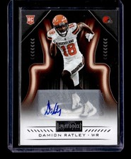 2018 Panini Playbook #118 Damion Ratley Rookies Signatures