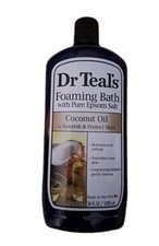 DR TEAL'S Foaming Bath Epsom Salt Coconut Oil 34 OZ