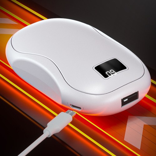 Electric Hand Warmer Autumn Winter 40‑60℃ Adjustable USB Rechargeable Hand W 3CS - Picture 7 of 12