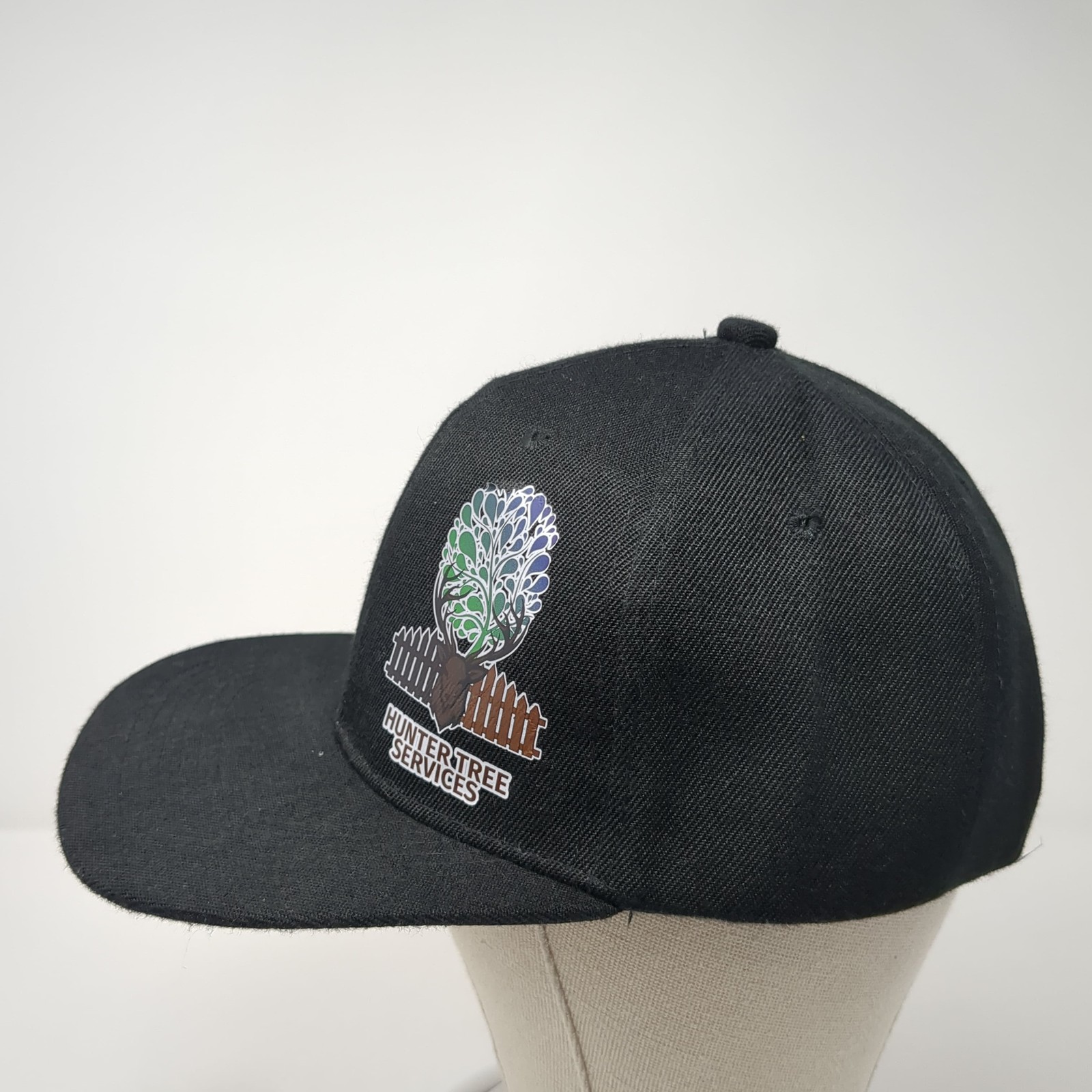 Hunter Tree Services Snapback Hat Black One Size … - image 3
