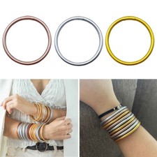 Gold Foil Filled Silicone Bracelet Suitable for Girl s Summer Female