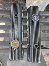 Corvette Z28 Gm Original Survivor Aluminum Finned Valve Covers Chevrolet 70s-80s