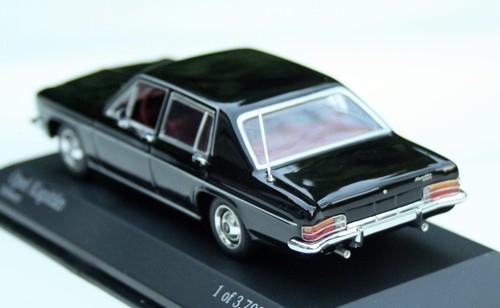 Opel Kapitän B Bj. 1969-1970, schwarz, Minichamps-Modell im M. 1:43 - Bild 2 von 6
