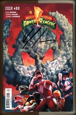 Mighty Morphin Power Rangers #22, NM, Jamal Campbell Variant, Signed, BOOM, 2017