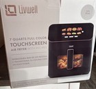 Livwell 7 Quart Full Color Touchscreen Air Fryer Model LWFT2TFTG