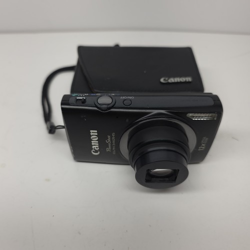 Canon PowerShot ELPH 340 HS 12 X Zoom Digital Camera w/ Box + Manual - TESTED 13803239935