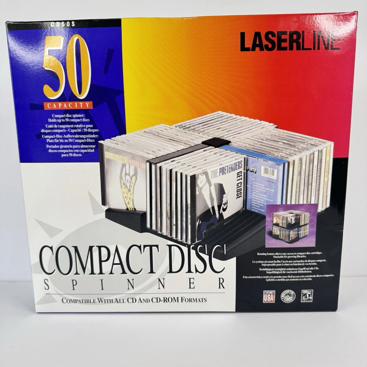 Laserline Media Storage Boxes Solutions CD, DVD & Blu-ray Discs
