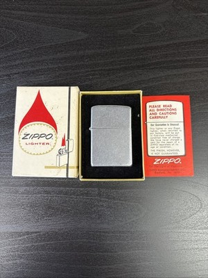 Vintage Zippo Lighter 1940s Nickel Silver 1947 Yale Logo 3 Barrel