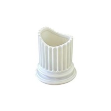 Weiße römische Säule Pflanzgefäß für Wohndeko Sukkulenten 10 cm x 10 cm x