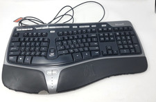 Microsoft Natural Ergonomic Keyboard 4000 v1.0 KU-0462 USB Wired Tested