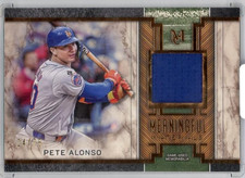2025 TOPPS Museum Pete Alonso MEANINGFUL MATERIAL RELIC#MMR-PA【24/75】 New York M