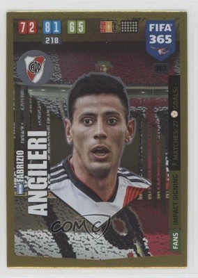 2019-20 Panini Adrenalyn XL Fifa 365 Impact Signing Fabrizio Angileri #302 0b3