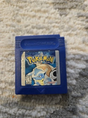 Pokemon Blue Version Game Boy Cartridge 1998 AUTHENTIC TESTED WORKING