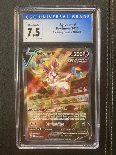 Sylveon V graded CGC 7.5 for sale on eBay