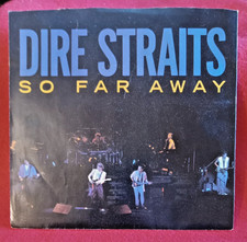 45 RPM Record DIRE STRAITS So Far Away with Picture Sleeve Un Played