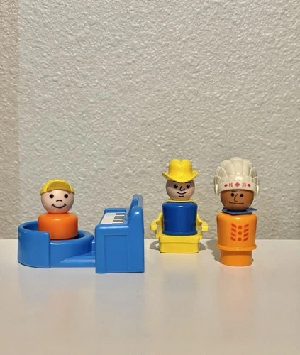 Fisher-Price Little People Indian Chief Vintage 70s Native American PLUS EXTRAS…