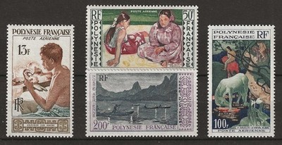 1958 Französisch-Polynesien - Kunst Frauen von Tahiti komplett postfrisch **