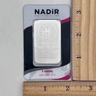 Nadir Istanbul Mint Sealed Assay 1 Troy Oz .999 Fine Silver Bar Brand New