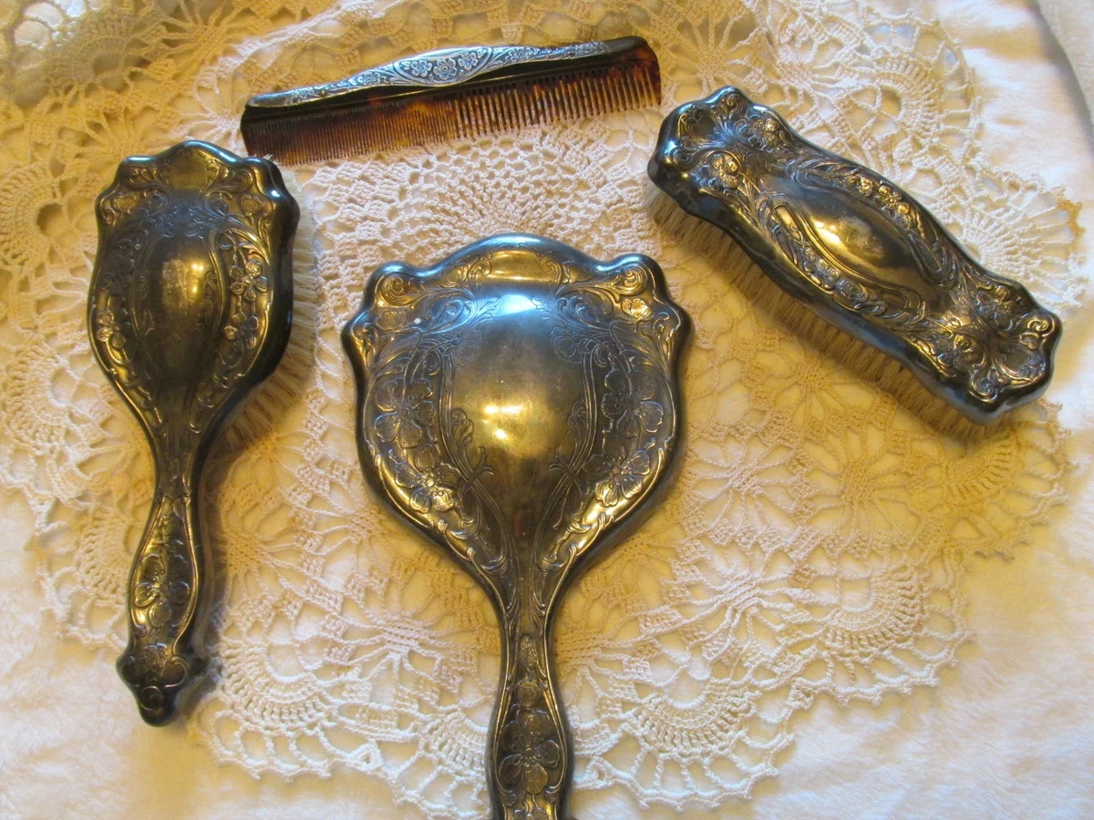 1900-1940 Antique Silver Grooming Sets for sale | eBay display picture 2