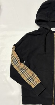 BURBERRY Hoodie Full Zip Black Small S | eBay