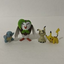 Pokemon Lot Of 4 WCT Wicked Cool Toys PVC Action Figures Mini Battle Ready 2018
