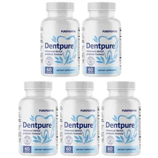 DentPure Dental Probiotic – Advanced Gum & Teeth Health Formula – 5 Bottles