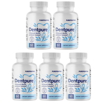 DentPure Dental Probiotic   Advanced Gum & Teeth Health Formula   5 Bottles
