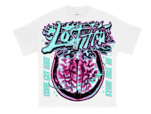 Retro Lost In The Hills Come Get Lost Graphics Cotton T-Shirt Men XL