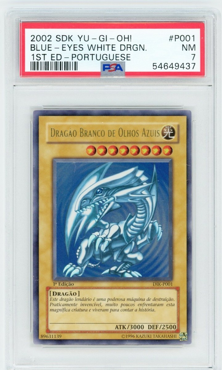 2002 BLUE-EYES WHITE DRAGON SDK-001 DIK-P001 Portuguese 1st 2002 BLUE-EYES WHITE DRAGON SDK-001 DIK-P001 Portuguese 1st