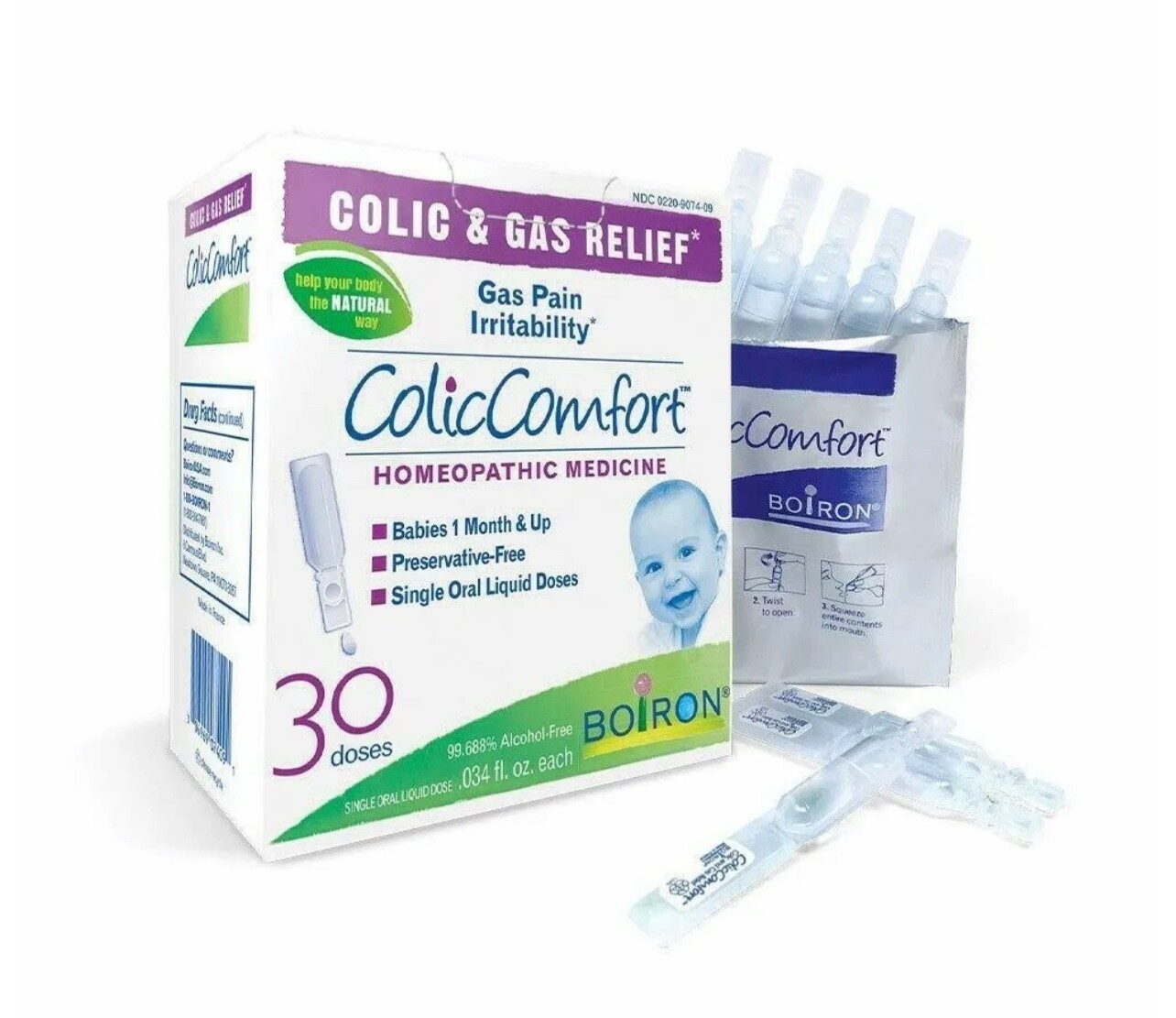 Boiron Baby Colic Drops, Homeopathic Medicine, 30 Doses