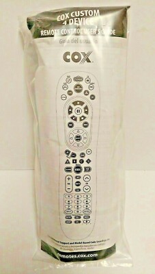 Cox Custom 4 Device Remote Control New URC-8820-Cisco