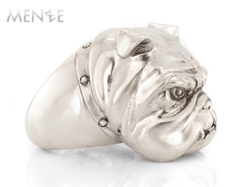 Designer Ring Bulldogge in 925/- Silber massiv - RW 57 by Menze (20055) - Bild 2 von 8