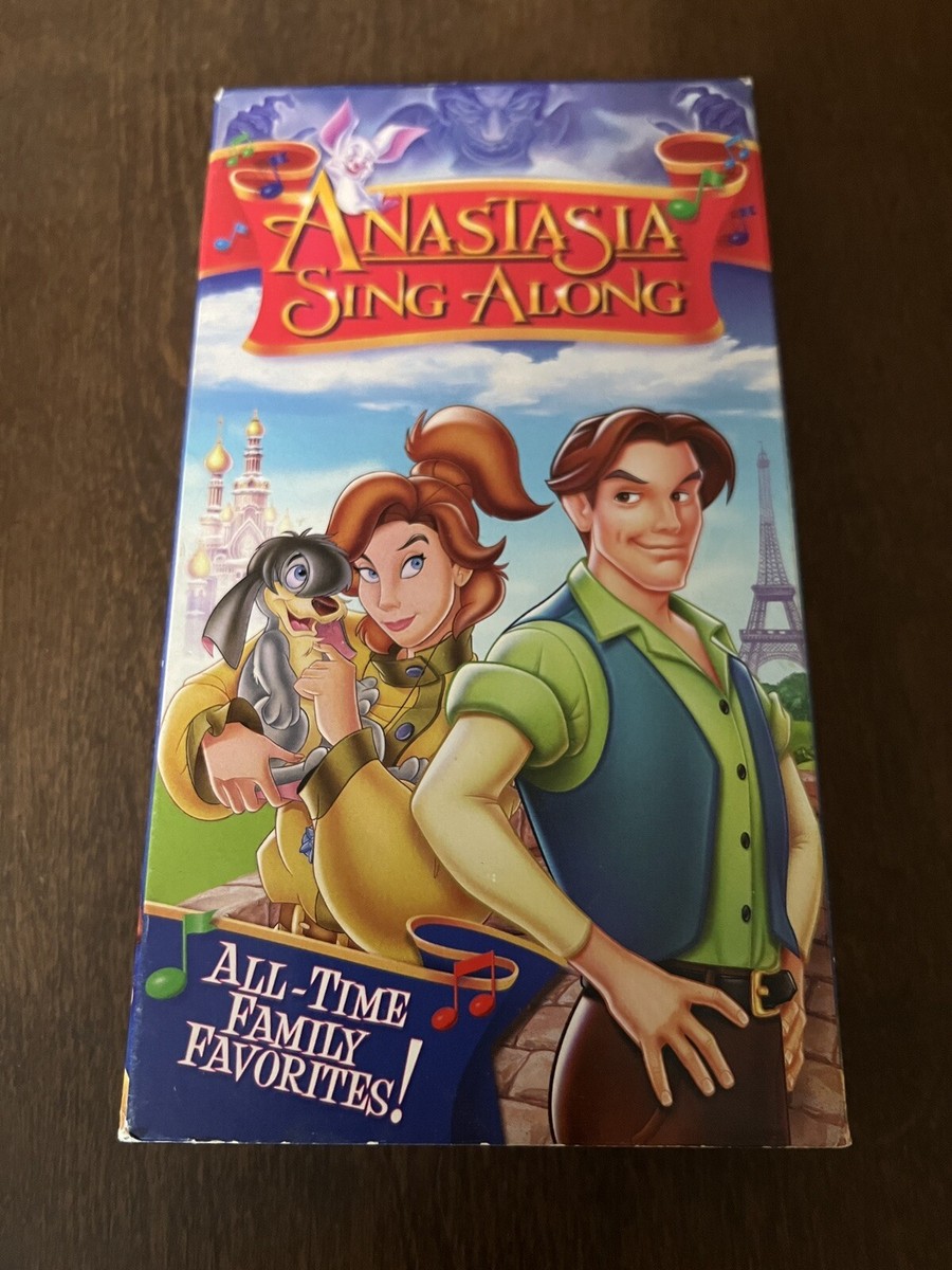 Anastasia Sing Along VHS TAPE MOVIE 1997 All-Time Family