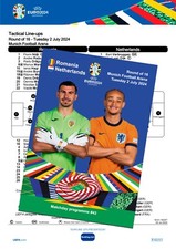 #43 ROMANIA v NETHERLANDS 2 July 2024 EURO Round of 16 FAN 12p+ OFFICIAL LINESUP