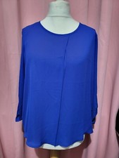 LADIES BLUE TOP SIZE 18 FROM DAMART
