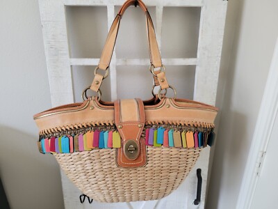 Lily Straw Legacy Coach Tote | eBay