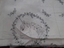 Unicorn Quilt Blocks-21 Of 14x14 Inches #2972-Tri-Chem Liquid Embroidery To Pain