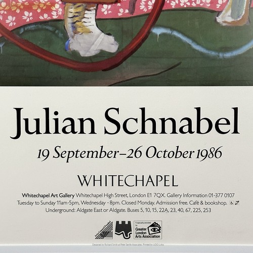 Vintage Julian Schnabel 1986 Whitechapel Gallery Exhibition Print, Framed - Picture 2 of 4