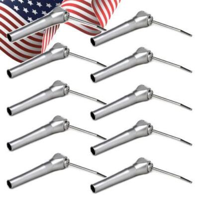 10PCS Dental Air Water Spray Triple 3 Way Syringe Handpiece 2Nozzles Tips