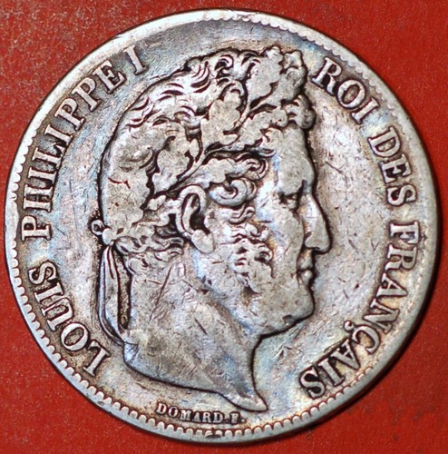 France 5 Francs 1839 Louis Philippe I KM# 749 - Picture 2 of 2