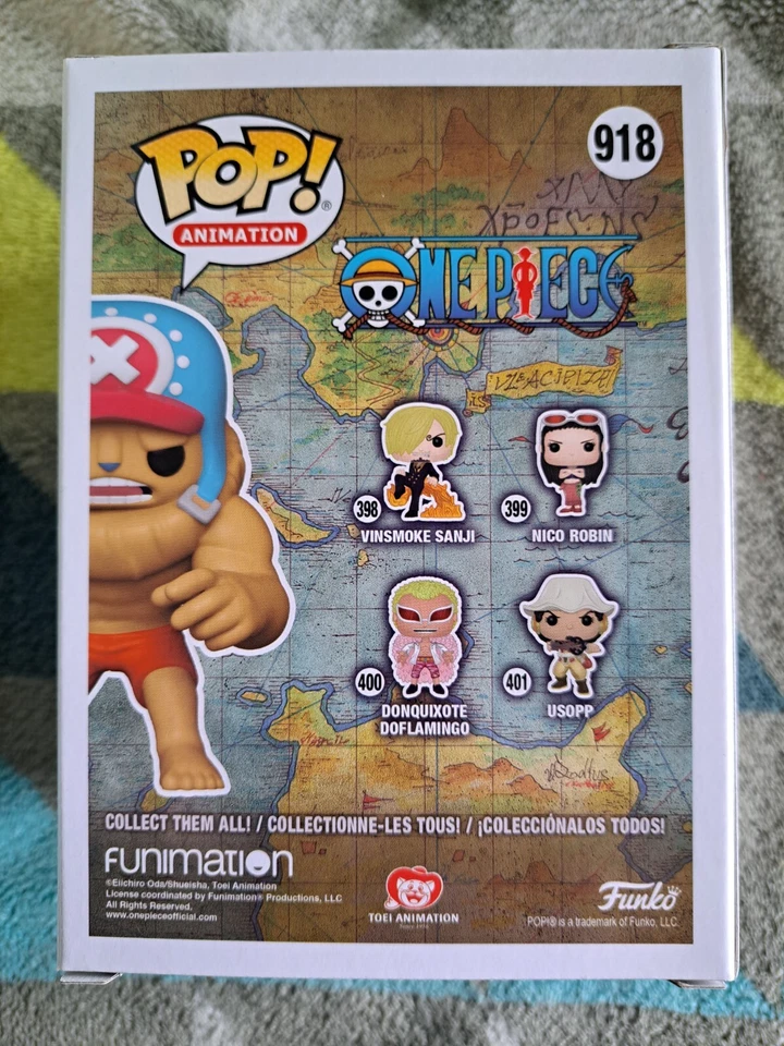 Buffed Chopper Pop 918 One Piece Funko Pop! - Convención de Primavera 2021 + Protector Foto 4 de 4