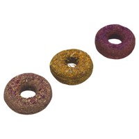 Beeztees Hafergras-Donut 3 StüCk FüR Nager/Kaninchen, 5,5 Cm Snack