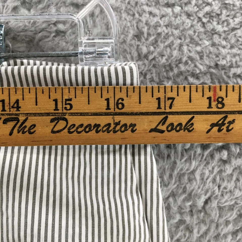 Pantalones de vestir JNY Jone New York para mujer 10 blancos a rayas tiro medio informales Foto 4 de 4