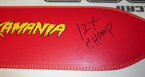 Hulk Hogan Signed Official Hulkamania Weight Belt PSA/DNA COA WWE 12x Champ Auto - Picture 6 of 24