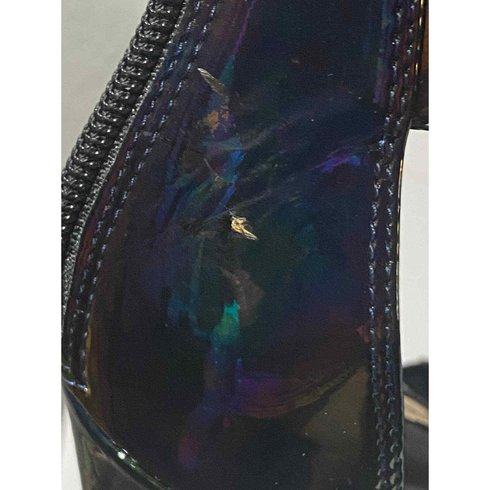 BCBGeneration Casey black iridescent hologram hee… - image 9