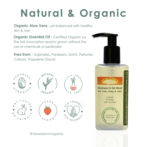 Organic Rose Geranium Shampoo - Natural Handmade Vegan Hair Care - Picture 5 of 15