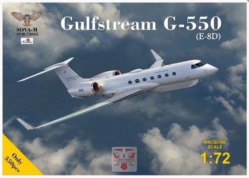Sova Modell 72045 1/72 Gulfstream G550 E-8D""JSTARS Prüfstand Flugzeug Kunststoffmodell - Bild 2 von 2