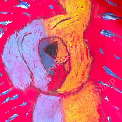 Digital Art Abstract Dog Digital Download 